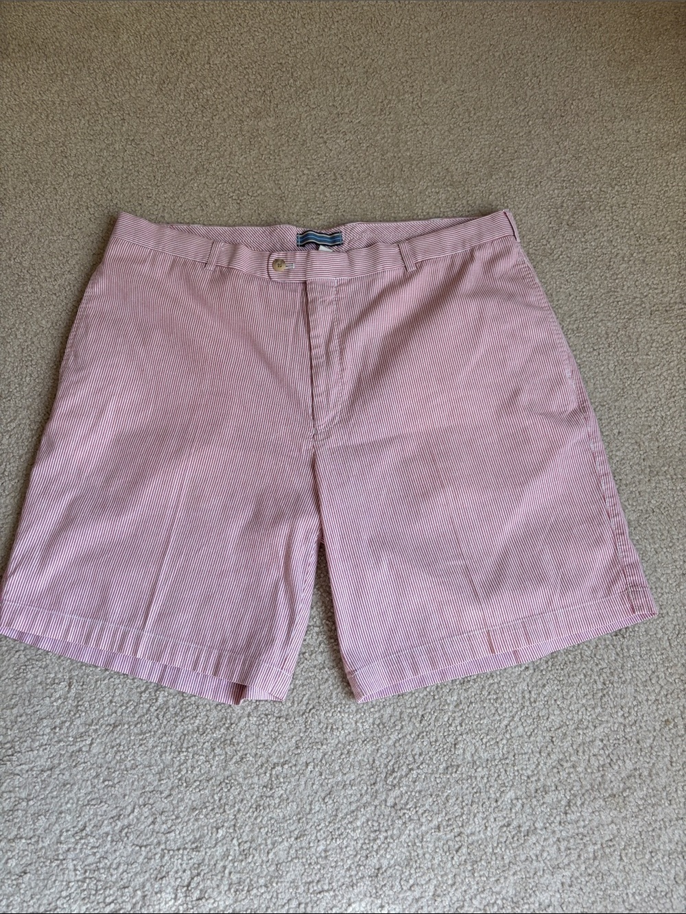 PETER MILLAR rose striped golf shorts